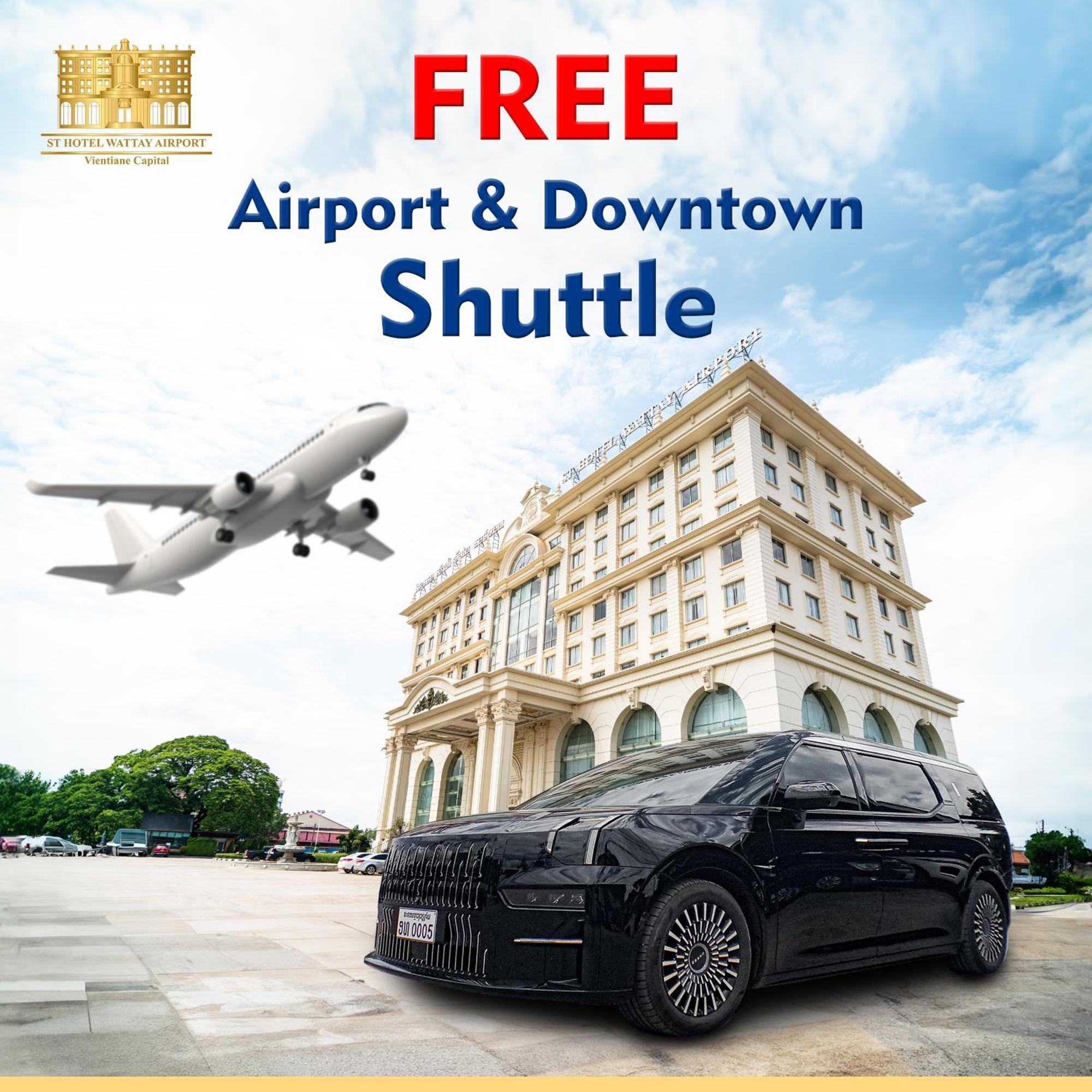 St Hotel Wattay Airport Vientiane Exterior foto